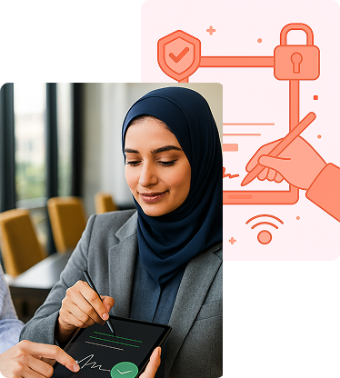 امضای دیجیتال دفترخونه برای مدیران عملیات