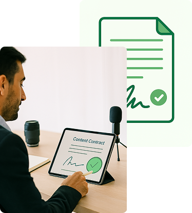 تحول در قراردادهای تولید محتوا با امضای دیجیتال دفترخونه